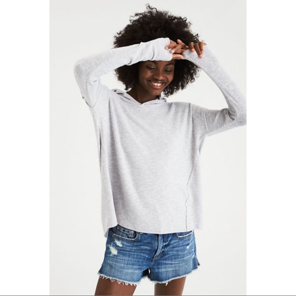 NWOT! AEO Soft & Sexy Plush Slouchy Hoodie